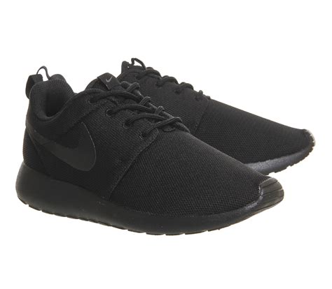 nike roshe run damen schwarz komplett|Womens Nike Black Roshe.